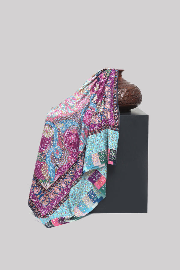 Pure Pashmina Qalamkar Shawl