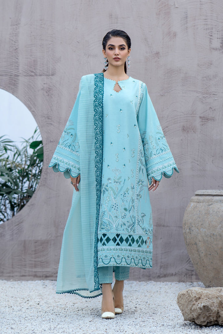 Azure | Elayne Pret Collection | Fozia Khalid – portia fabrics