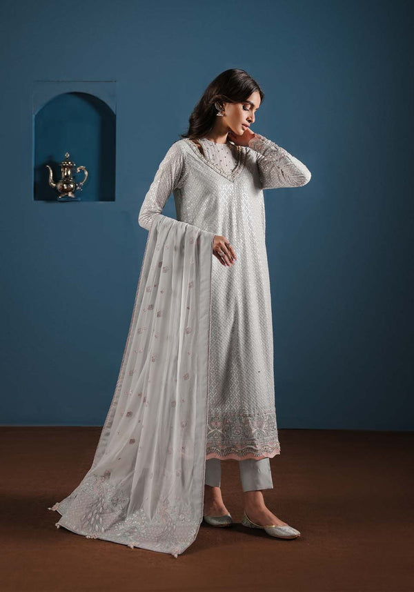 ZQL 004A NOOR | Lakhnawi Festive Chiffon Collection '24 | Zarqash