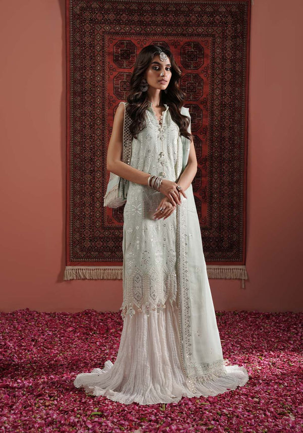 ZQL 005A NAAZ | Lakhnawi Festive Chiffon Collection '24 | Zarqash