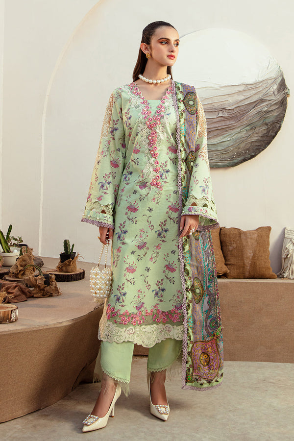 MINT MAGIC | Alif Affordable Lawn'24 | AJR Couture