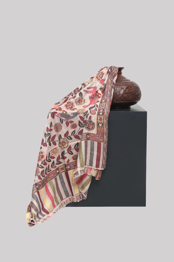 Pure Pashmina Shikargah Shawl