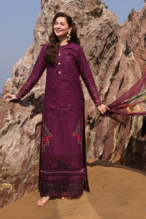 SL 77 Izaan I Hania Luxury Lawn'25 I Imrozia & Serene