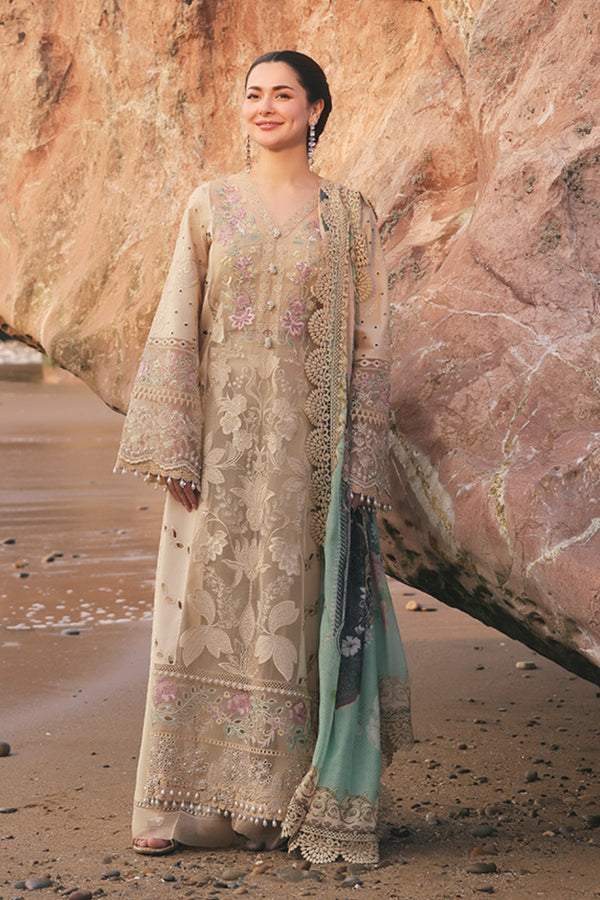 SL 83 Ayzal I Hania Luxury Lawn'25 I Imrozia & Serene